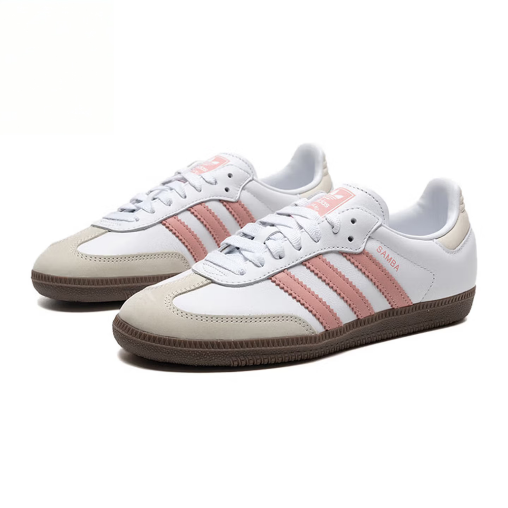 Adidas Shoes Samba - อาดิดาส ซัมบา โอจีรองเท้าผ้าใบหุ้มข้อต่ำสีขาวสำหรับผู้หญิง JI2677 อเนกประสงค์ สวมใส่สบาย