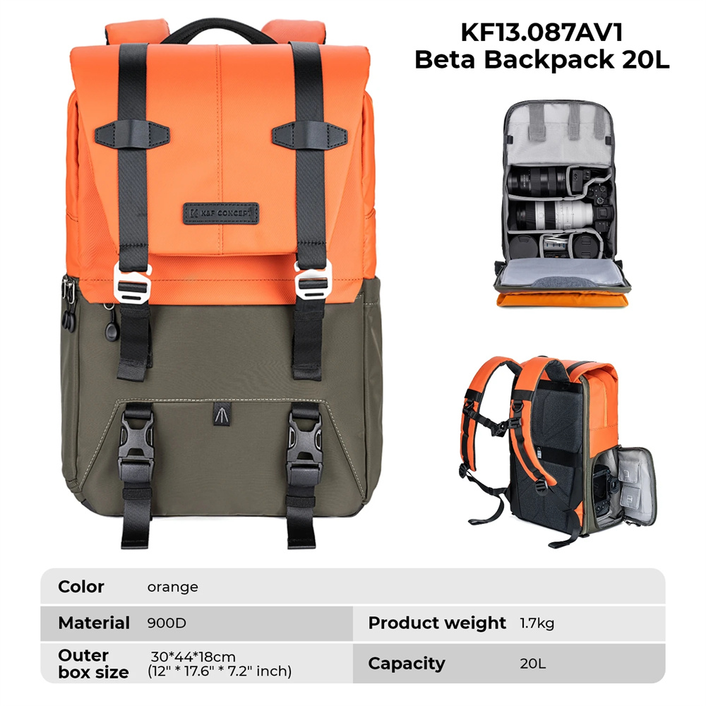 K&F CONCEPT กระเป๋ากล้อง กระเป - Laptop Backpack 15.6 บทวิจารณ์และราคา
