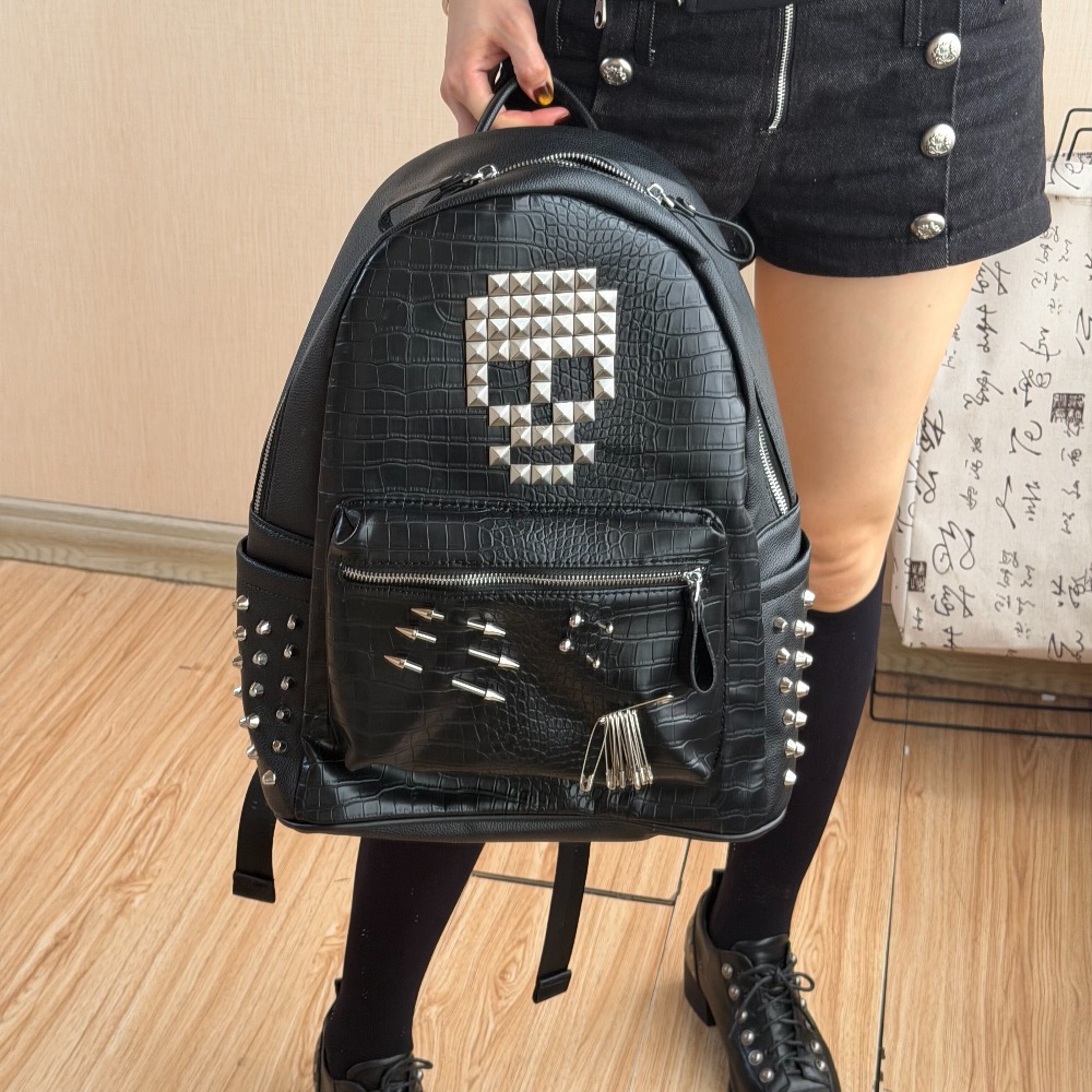 กระเป๋าเป้สะพายหลังลายหนังจระเ - Fashion Backpack Women บทวิจารณ์และราคา