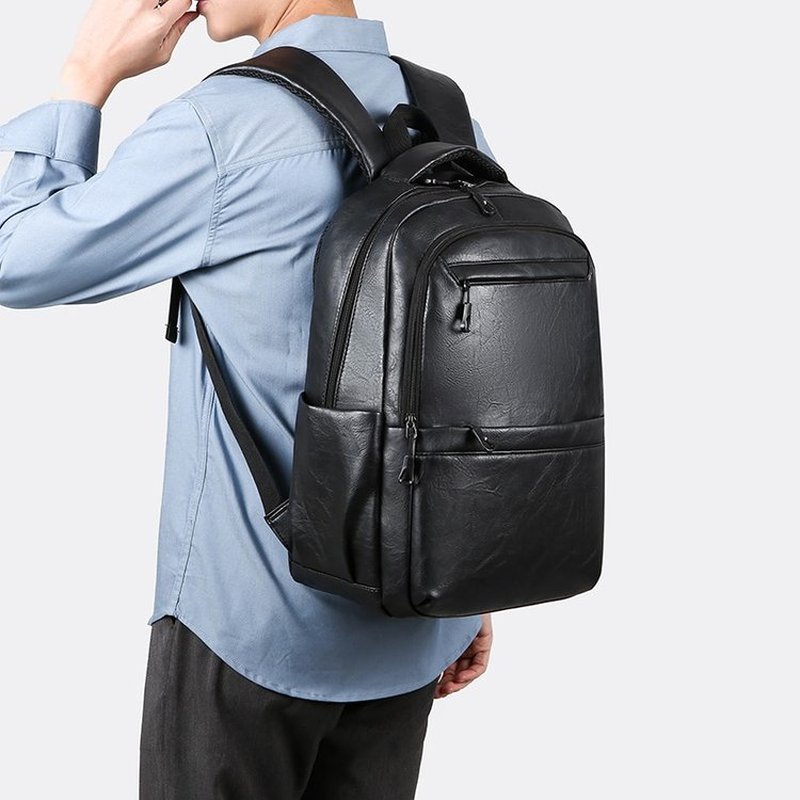 กระเป๋าเป้ธุรกิจหนังพรีเมียม – - Laptop Backpack 15.6 บทวิจารณ์และราคา