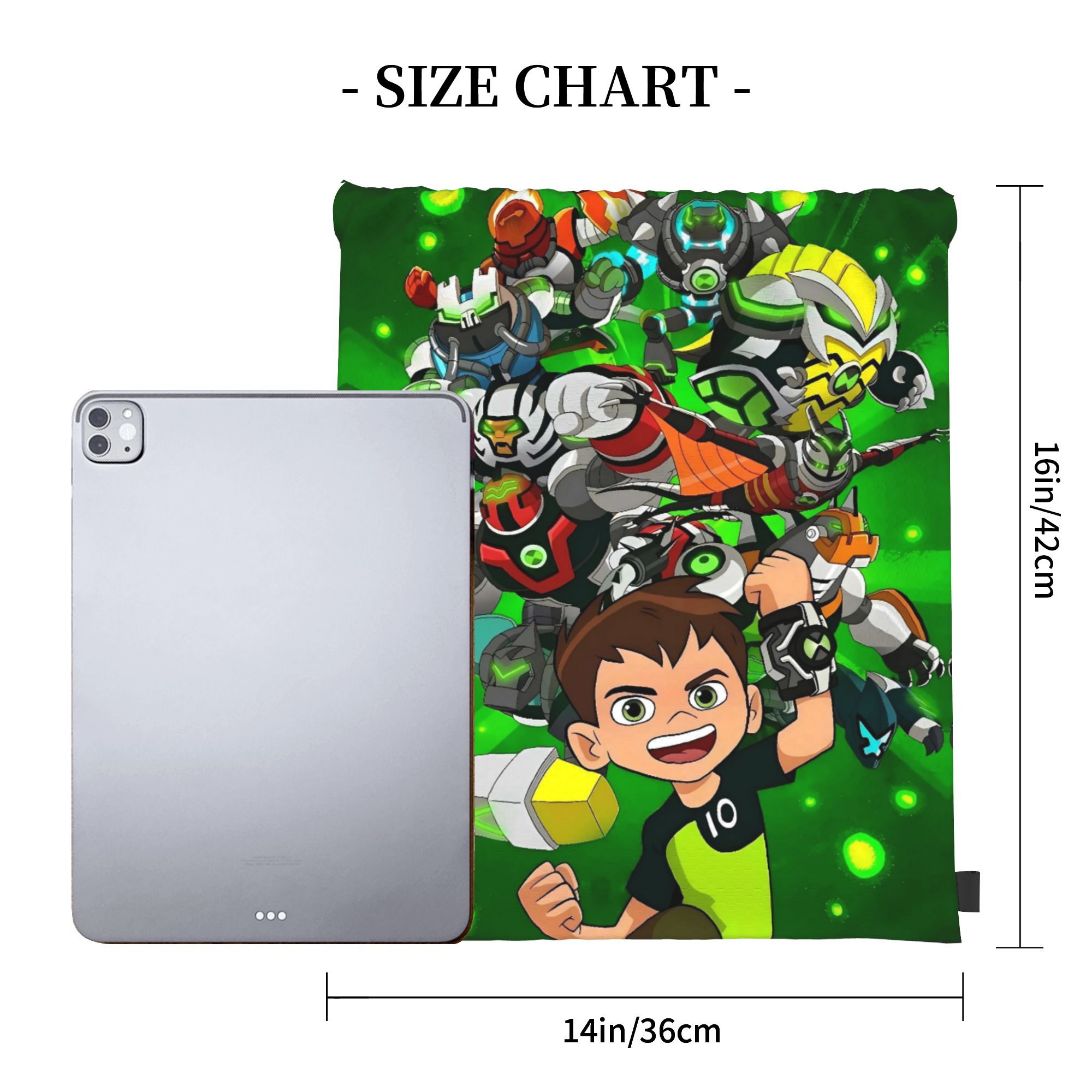 กระเป๋าเป้สะพายหลัง Ben 10 Ali - Drawstring Gym Bag บทวิจารณ์และราคา