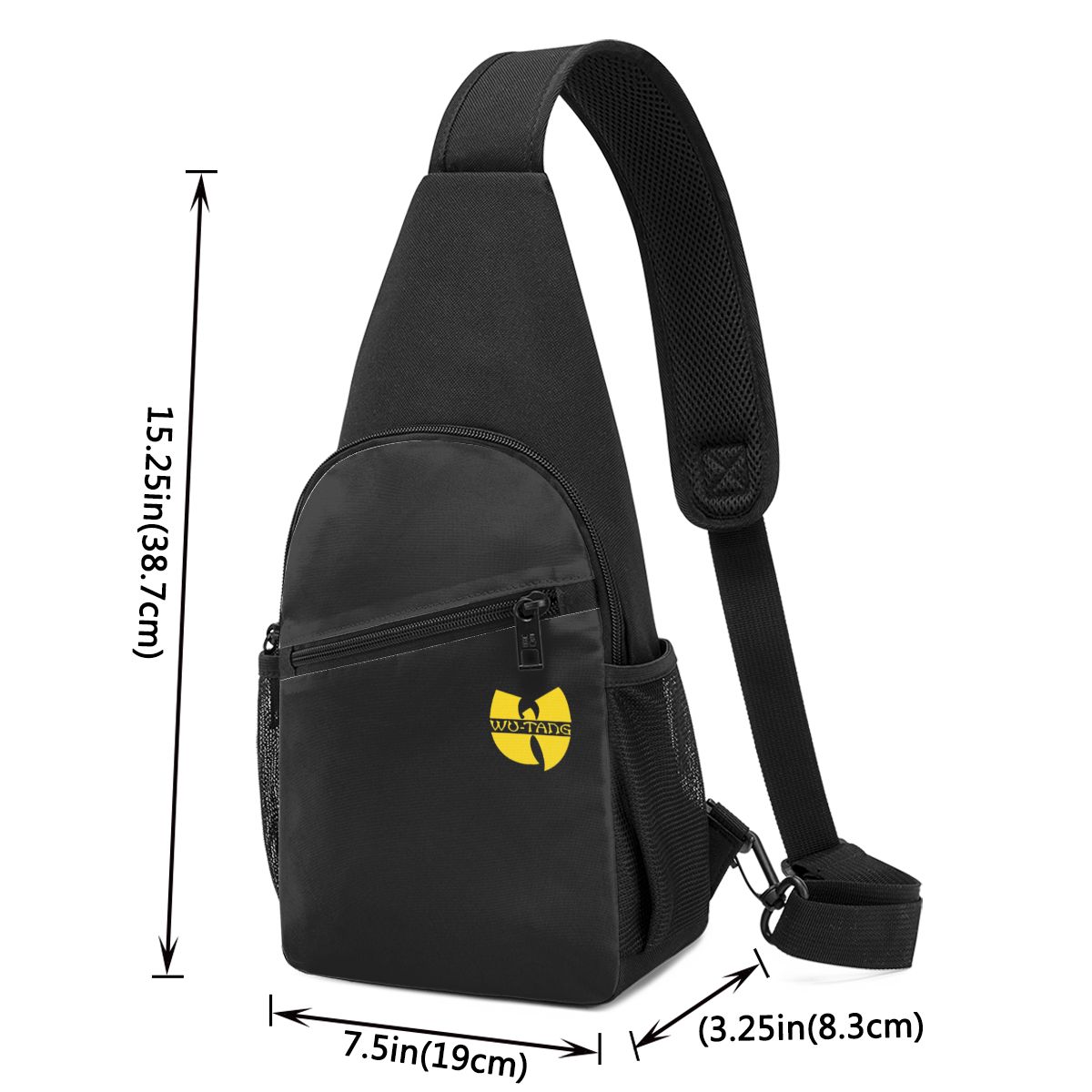 กระเป๋าคาดหน้าอกพิมพ์ลาย Wu Ta - Sling Backpack Shoulder บทวิจารณ์และราคา